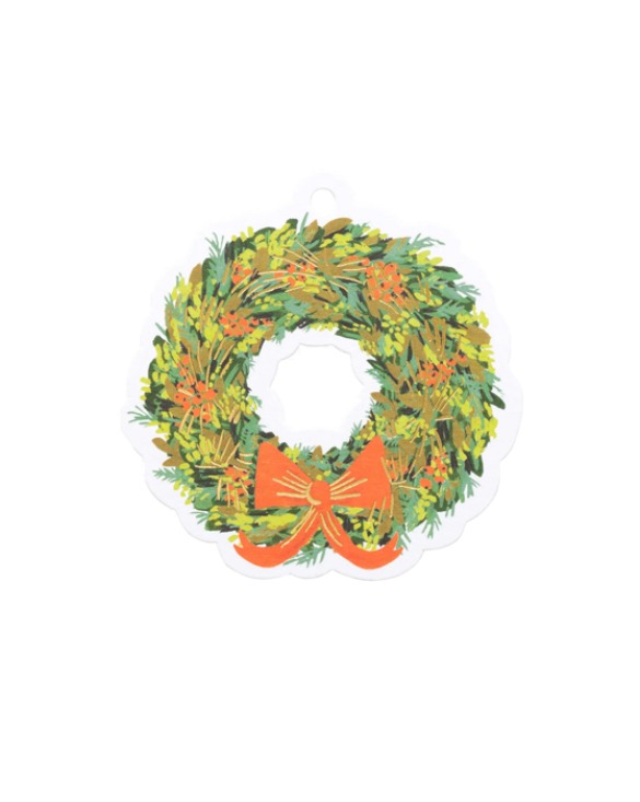Christmas wreath Gift Tags(8개입)
