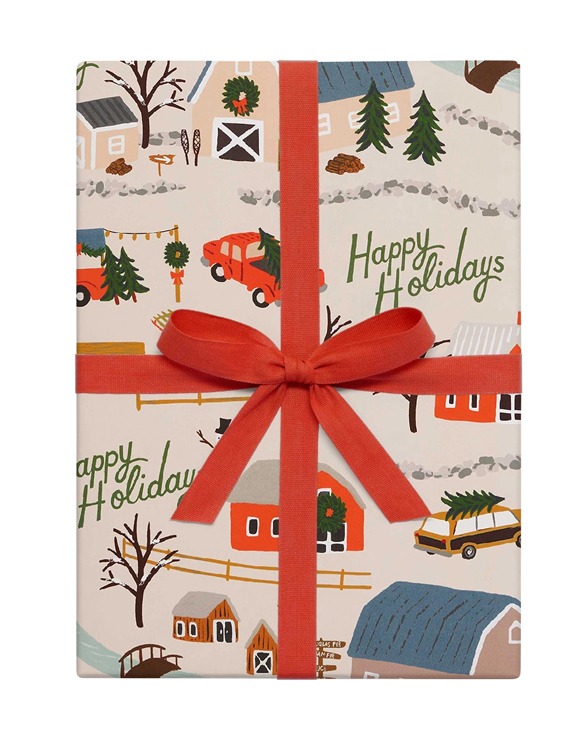 Holiday Tree Farm Wrapping Sheets (3Sheets)