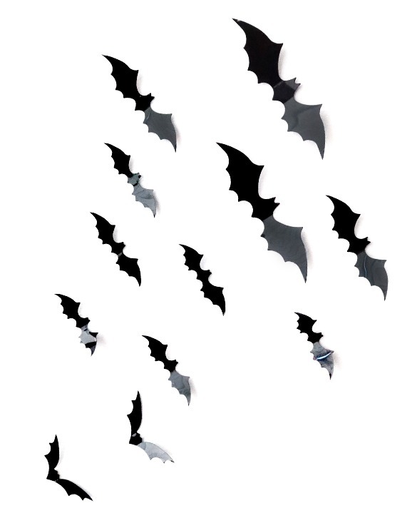 박쥐 데코 스티커 (12개입)